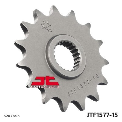 Ritzel 15 Zähne für Yamaha SRX 600 Baujahr 1987 von JT-sprockets - Neu