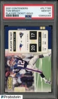 2021 Contenders Playoff Ticket Gold Tom Brady Patriots 6/25 PSA 10 POP 2