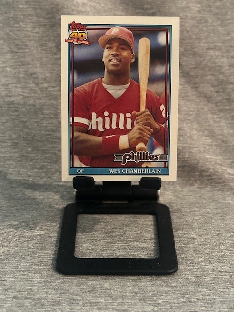 1991 Topps - Wes Chamberlain #603 (RC)