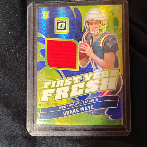 Panini 2024 Donruss Optic Drake Maye Rookie RC Prizm Patch #FYF-DME