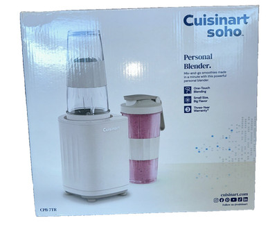 Cuisinart Soho 24 Oz Personal Blender Electric Smoothie Maker Silver New