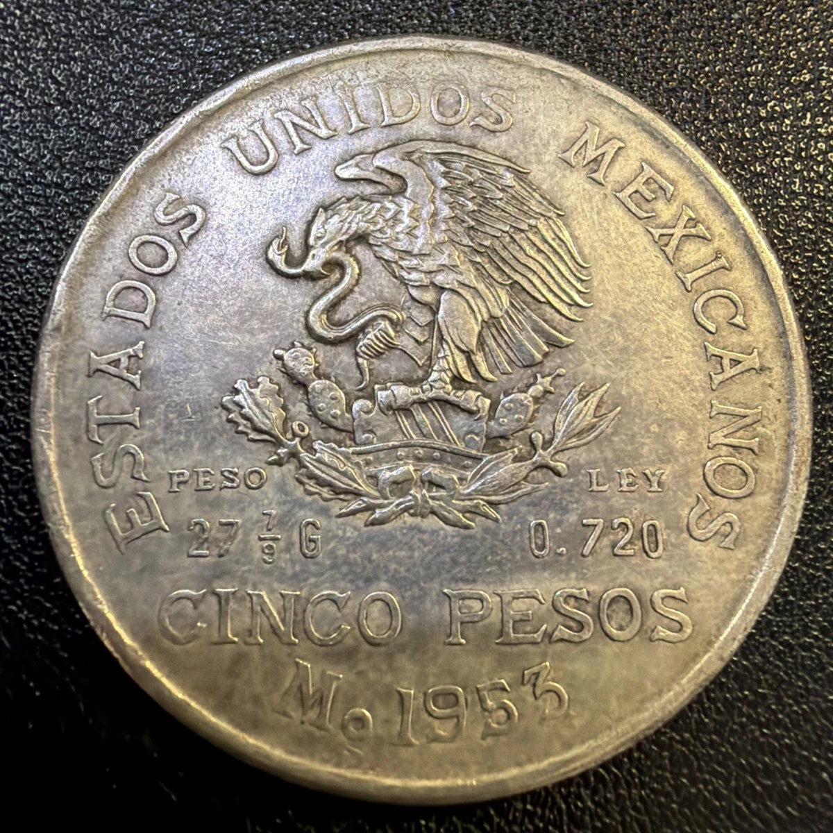 5 Pesos 1953 Silver Mexican Coins (1905-Now) for sale | eBay