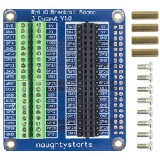 GPIO Breakout Board 3 Types Output 0.1 Inch Terminal For Raspberry Pi 5/4B/3B