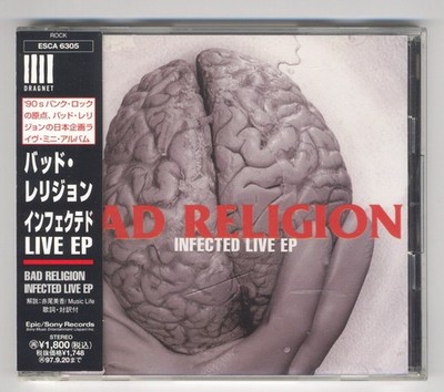Bad Religion   1995  Infected Live EP   ESCA-6305 CD PROMO Japan .freeship