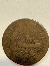 1837–1841 Hard times Token Webster Credit Current Constitution Van Buren