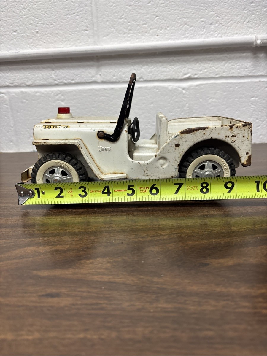TONKA AA WRECKER TOW TRUCK JEEP STEEL TOY 1969 IN WHITE 2435 | eBay