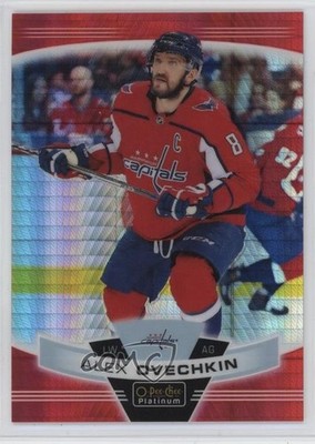 2019-20 O-Pee-Chee Platinum Red Prism 191/199 Alex Ovechkin Alexander #25 f0l