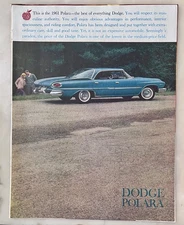 1961 magazine ad for Dodge Polara - the best of everything Dodge