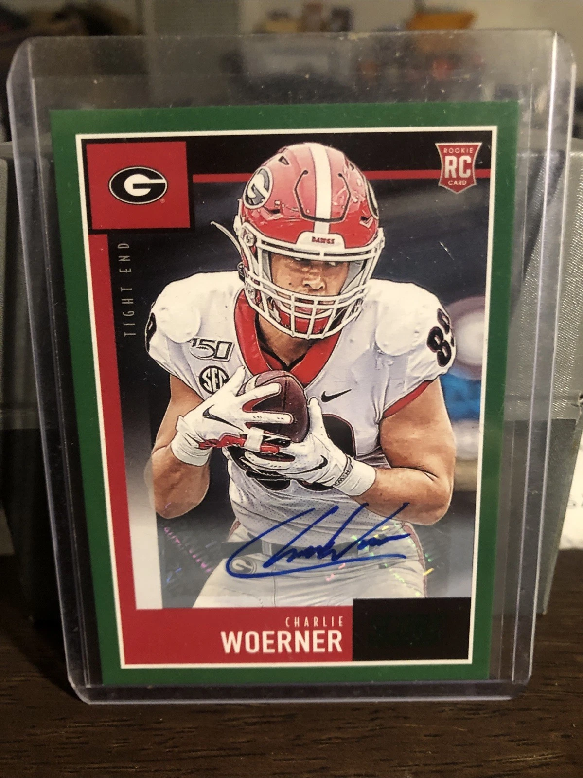 James Morgan Panini Prizm Rookie Patch Autographs #40 Base