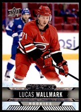 2017-18 Upper Deck Overtime Lucas Wallmark Rookie Carolina Hurricanes #113