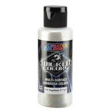 Createx Wicked Colors Hot Rod Sparkle White W420 2oz Airbrush Paint