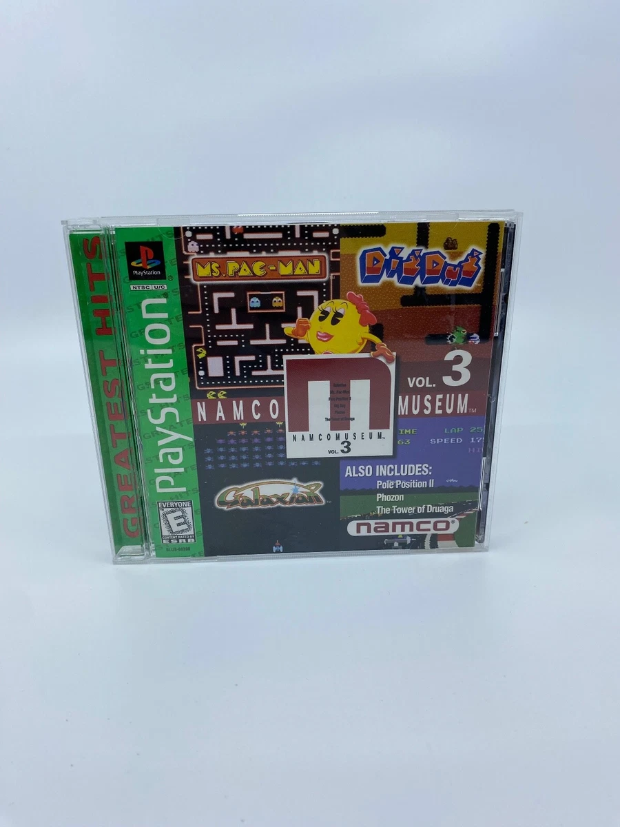 Namco Museum Vol. 3 Sur PS1 – Complet Avec Notice – PAL – Bon état