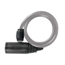 Oxford OF01 Compact Bumper Cable Lock 6MM x 0.6M Silver
