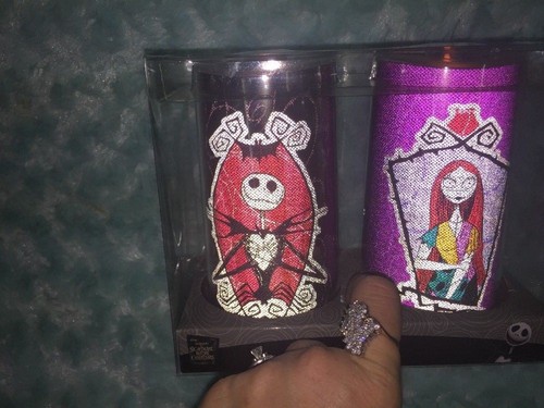 RARE Nightmare Before Christmas LED Candle Jack Sally NEW CHANGING COLORS - Picture 2 of 12