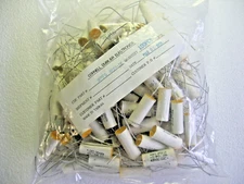 100 Piece Cornell Dubilier CDE Axial Polyester Film Capacitor .22 uF 400 vdc 10%