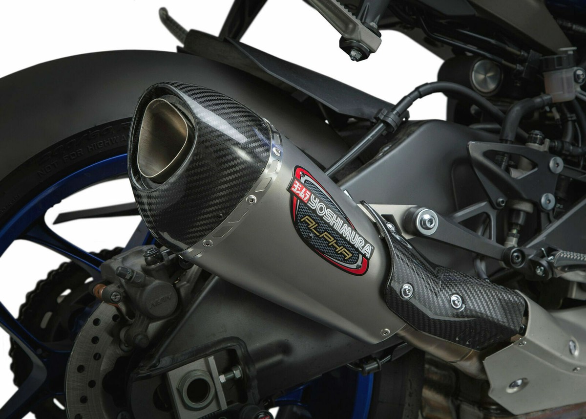 Yoshimura Street Slip-On Exhaust Pipe Stainless 15-20 Yamaha YZF