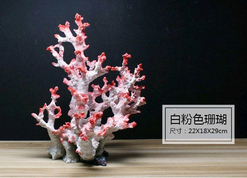 Resina Artificial Color Coral Pecera Decoración Acuario Adornos Paisajísticos Foto 2 de 3
