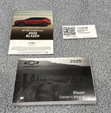 2025 Chevrolet Blazer Owners Manual Set NEW Factory Original User Guide Books 25