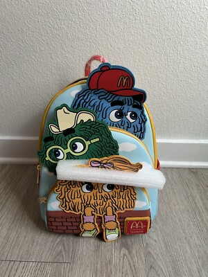 MCDBK0005 LF MCDONALDS TRIPPLE POCKET FRY GUYS MINI BACKPACK