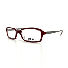 DKNY DY4553 3115 Eyeglasses Frames Red Clear Silver Rectangular 51-16-135
