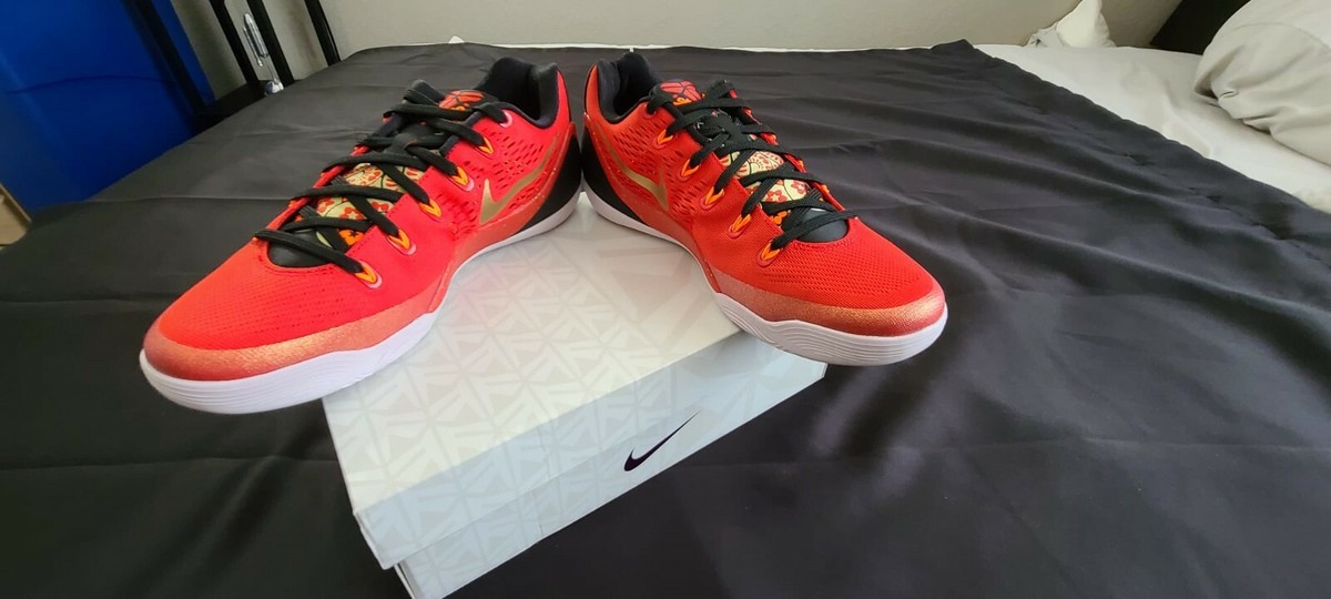 シューズ(男性用) Kobe9 30cm Nike Kobe 9 IX China Pack Red Metallic Gold Shoes 683251-670