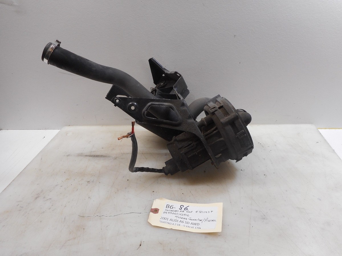 2001 AUDI A6 QUATTRO AWD SECONDARY AIR PUMP TESTED W/ WIRING