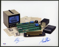 Steve Woz Wozniak Ron Wayne SIGNED 8x10 Photo Apple Computer PSA/DNA AUTOGRAPHED