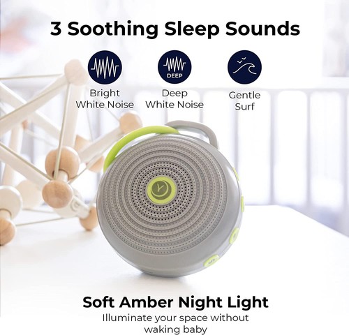Yogasleep Hushh tragbare weiße Geräusch-Sound-Maschine für Baby, 3 beruhigende Geräusche - Bild 4 von 6