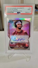2022 Bowman University Caleb Williams Image Variation Autograph SSP /25 Low Pop 