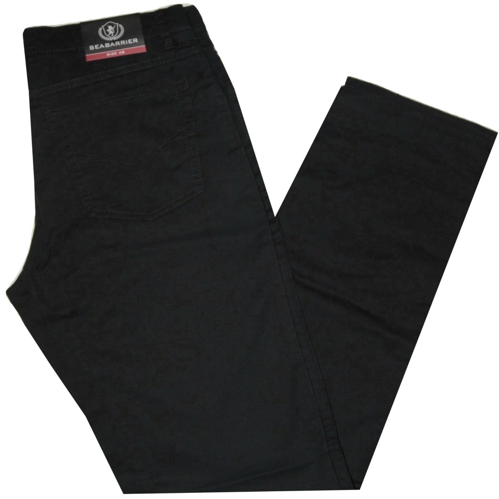 Vaqueros Hombre Algodón Talla Grande De 57 Un 75 Pantalones Elástico Negro