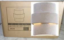 Minka Lavery 9836 Ceramic Dark Sky Outdoor Wall Sconce Light Great Outdoor White