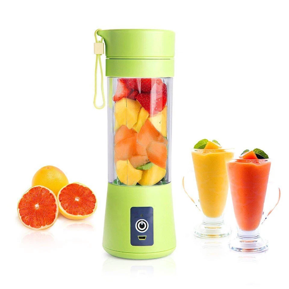 MINI FRULLATORE PORTATILE DA VIAGGIO SUCCO DI FRUTTA COPPA MIXER FRULLATI USB - Immagine 2 di 3