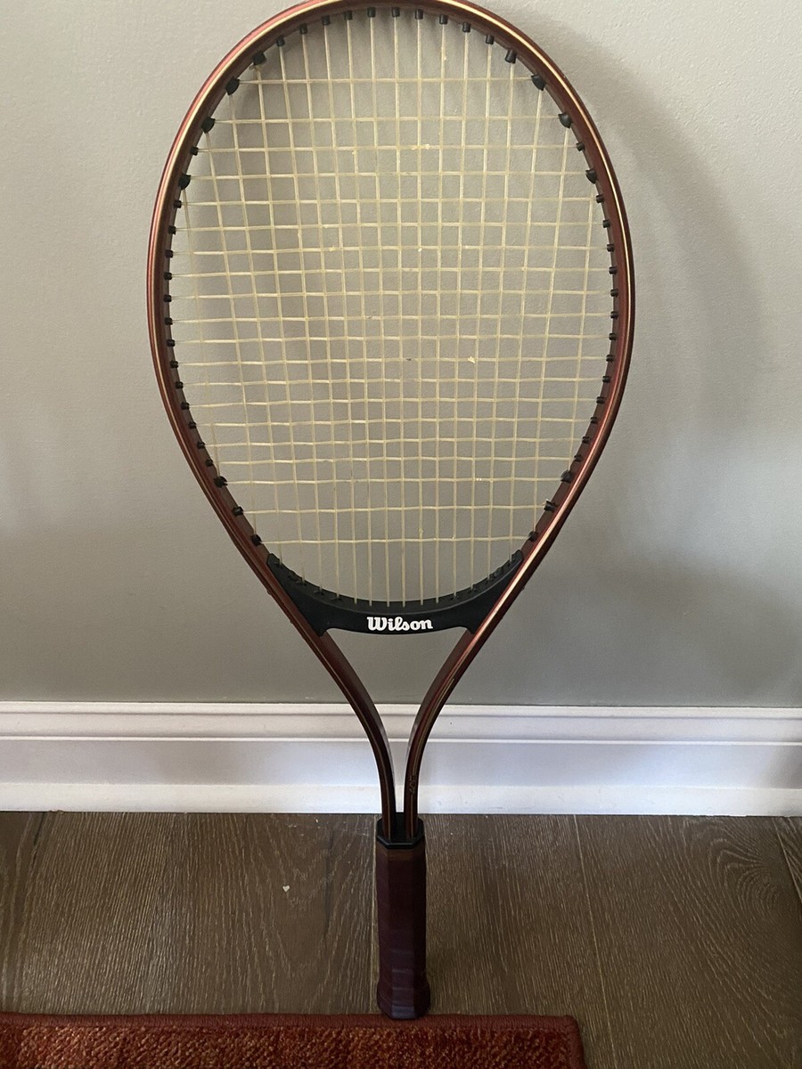 Wilson Ace Midsize Aluminum Tennis Racket Bronze Black 4 1/4 Grip