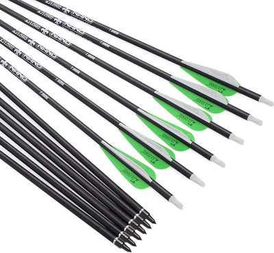 Archery Bow Carbon Arrow Hunting Target Practice Arrows 26 28 30 Inch with Remov