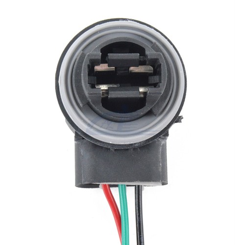 2Pcs 3157 Bulb Socket Brake Front Turn Signal Light Harness Wire Plug Connector - Foto 3 di 12