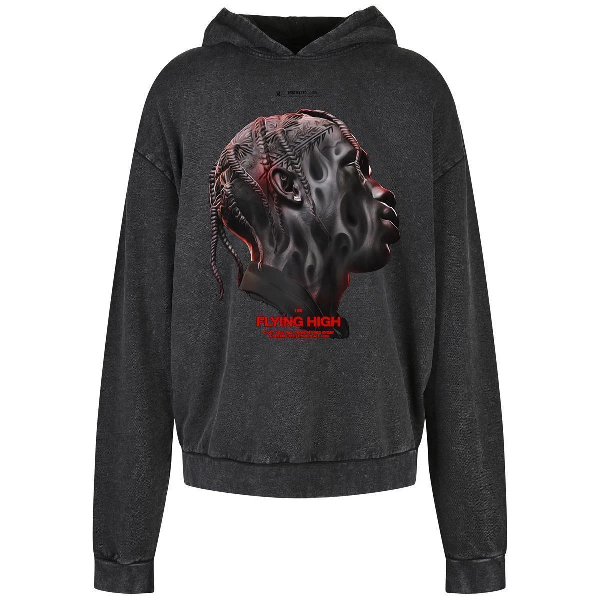 Mister Tee Flying High Oversize Hoody Pullover Kapuzensweater Musik Rap USA Hit