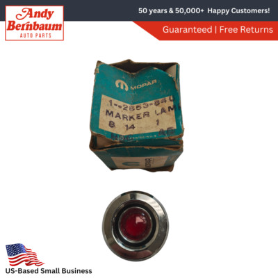 1968 Dodge Monaco Plymouth GTX Valiant Rear Side Marker Light Lamp 2853640 NOS.