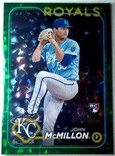 JOHN MCMILLON ⚡2024 Topps Series 2 GREEN FOIL PARALLEL 💎/499 Royals