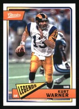 Kurt Warner 2018 Panini Classics #101 FOOTBALL Card