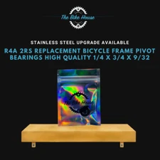 R4A 2RS REPLACEMENT BICYCLE FRAME PIVOT BEARINGS HIGH QUALITÄT 1/4 x 3/4 x 9/32