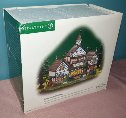 Department 56 Christmas Village Burwickglen Golf Clubhouse #56.58477 - Picture 4 of 12