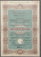 Bayerische Hypotheken- und Wechsel-Bank 1930 8 % Pfandbrief Reihe 23  2000 GM
