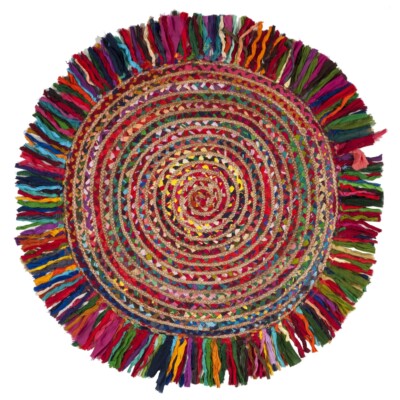 SAFAVIEH Cape Cod CAP206A Handwoven Ivory / Red Rug