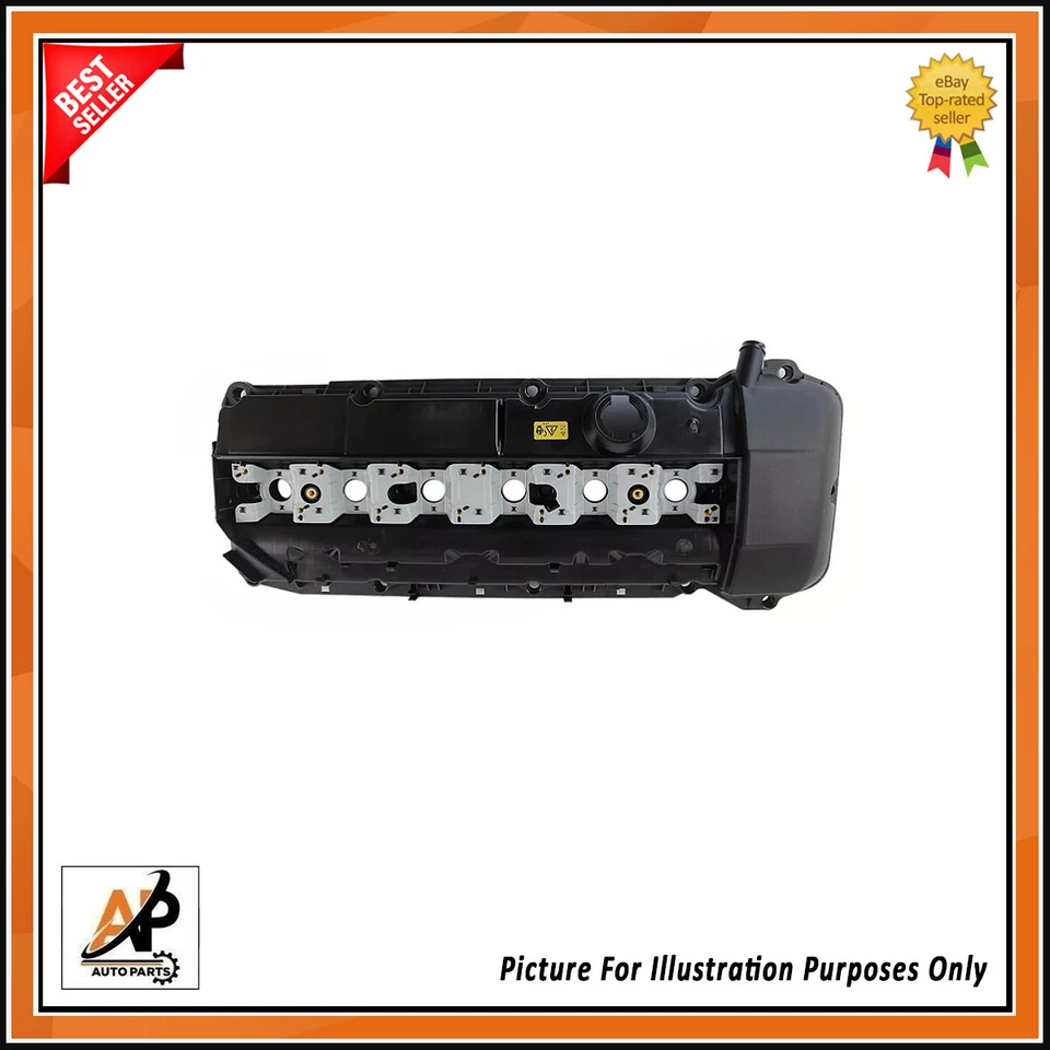 For BMW M54 M52 2.5L 2.8L 3.0L Rocker Valve Cover E46 E39 X5 E53 E36 11121432928 - Image 2 of 3