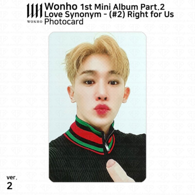 Wonho 1st Mini Album Love Synonym #2 Right for Us Official