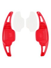 Steering Wheel Paddle Shifter Extensions Covers For Cadillac XT5 16-18 Red UK