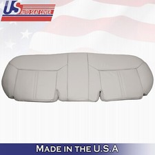 2003 To 2011 For Lincoln Town Car Rear Bench Bottom Leather Cover Stone Gray
