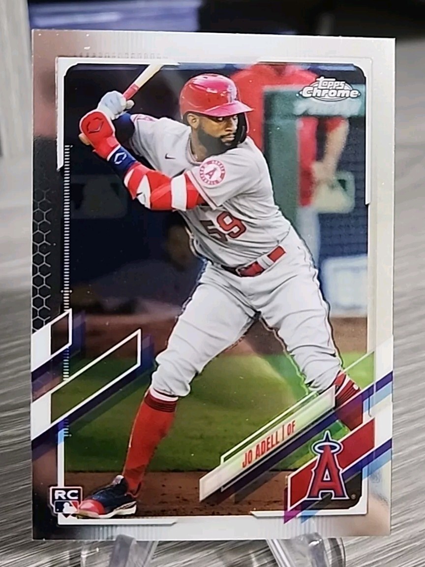 Jo Adell 2021 Topps Chrome Rookie #142 Los Angeles Angels