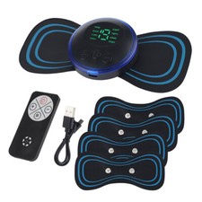 Portable Mini Electric Neck Back Massager Patch Stimulator Cervical Massage
