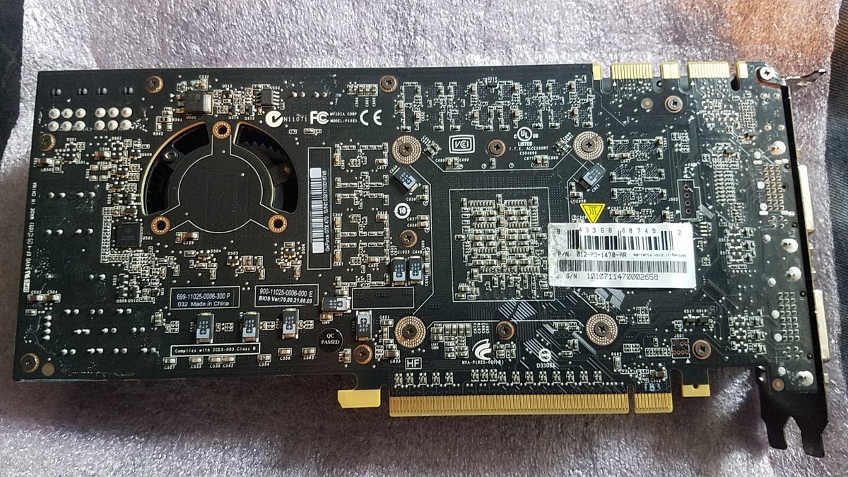 Tested Good EVGA NVidia GeForce GTX 470 PCIe 1.2GB GDDR5 Graphics